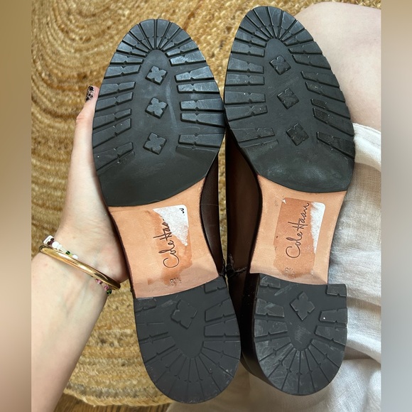 *SOLD* Cole Haan Cherry Brown Mid Calf Boots - Picture 3 of 5